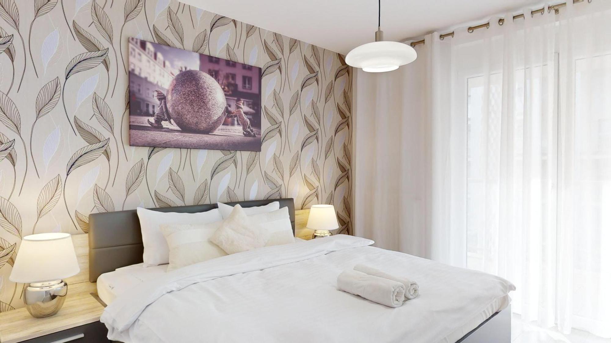 Family House By The River Odra -Panoramic Terrace - 3Room Apartment With 2 Separate Bedrooms And 2 Balconies By Wroapart-Pl- Perfect For Family & Business Stays Wroclaw Luaran gambar