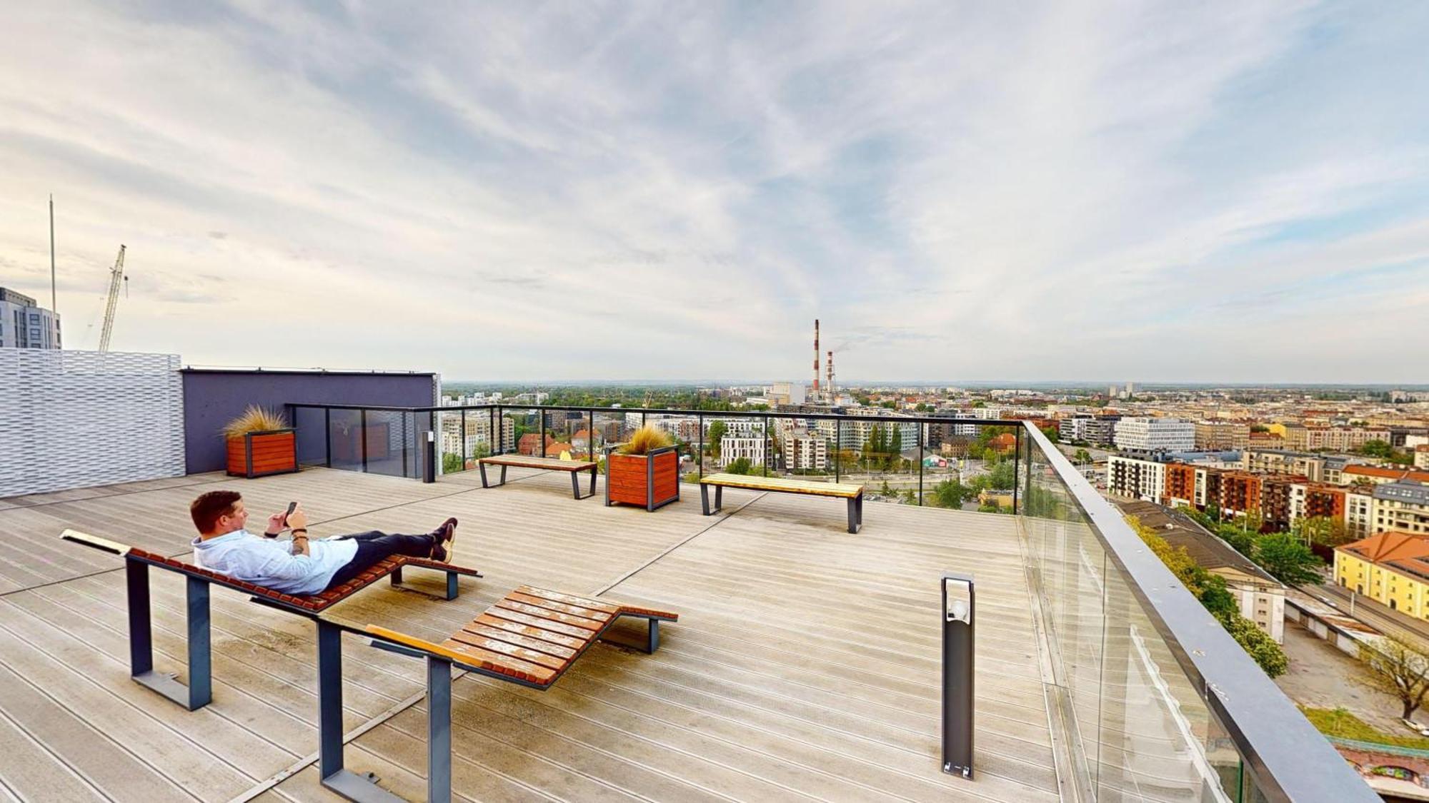 Family House By The River Odra -Panoramic Terrace - 3Room Apartment With 2 Separate Bedrooms And 2 Balconies By Wroapart-Pl- Perfect For Family & Business Stays Wroclaw Luaran gambar